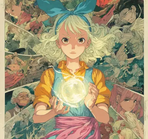 长篇完结漫画封面示意，世界观宏大需要持续阅读